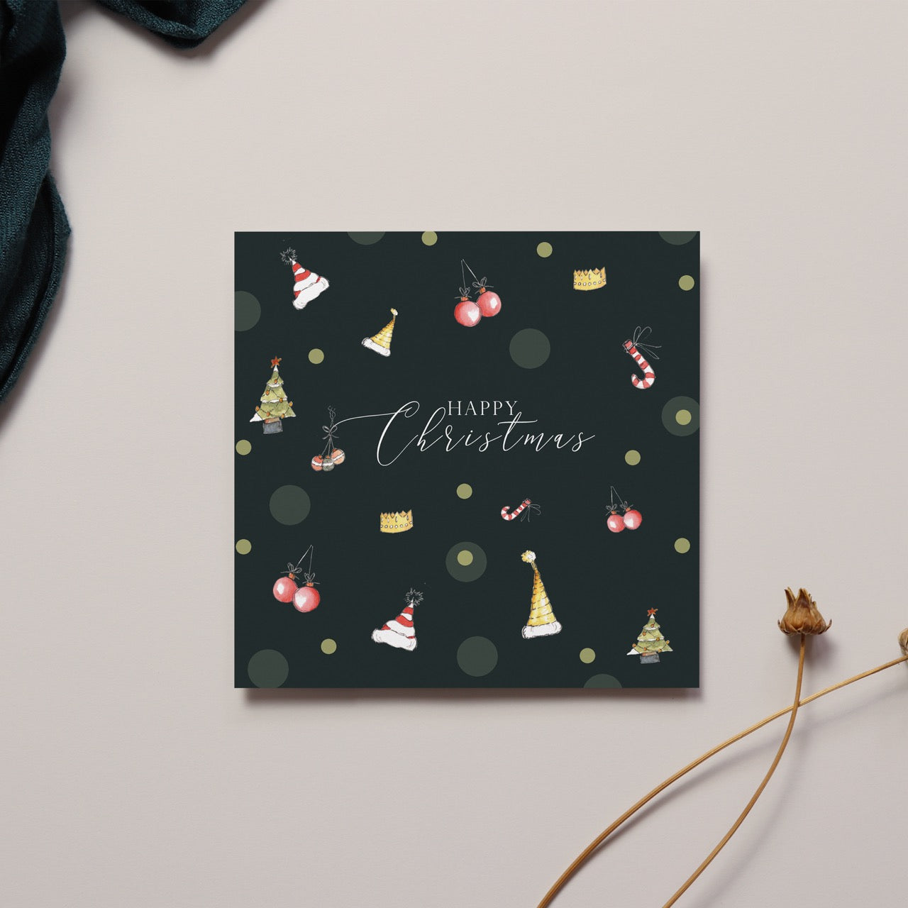 Happy Christmas Greeting Card