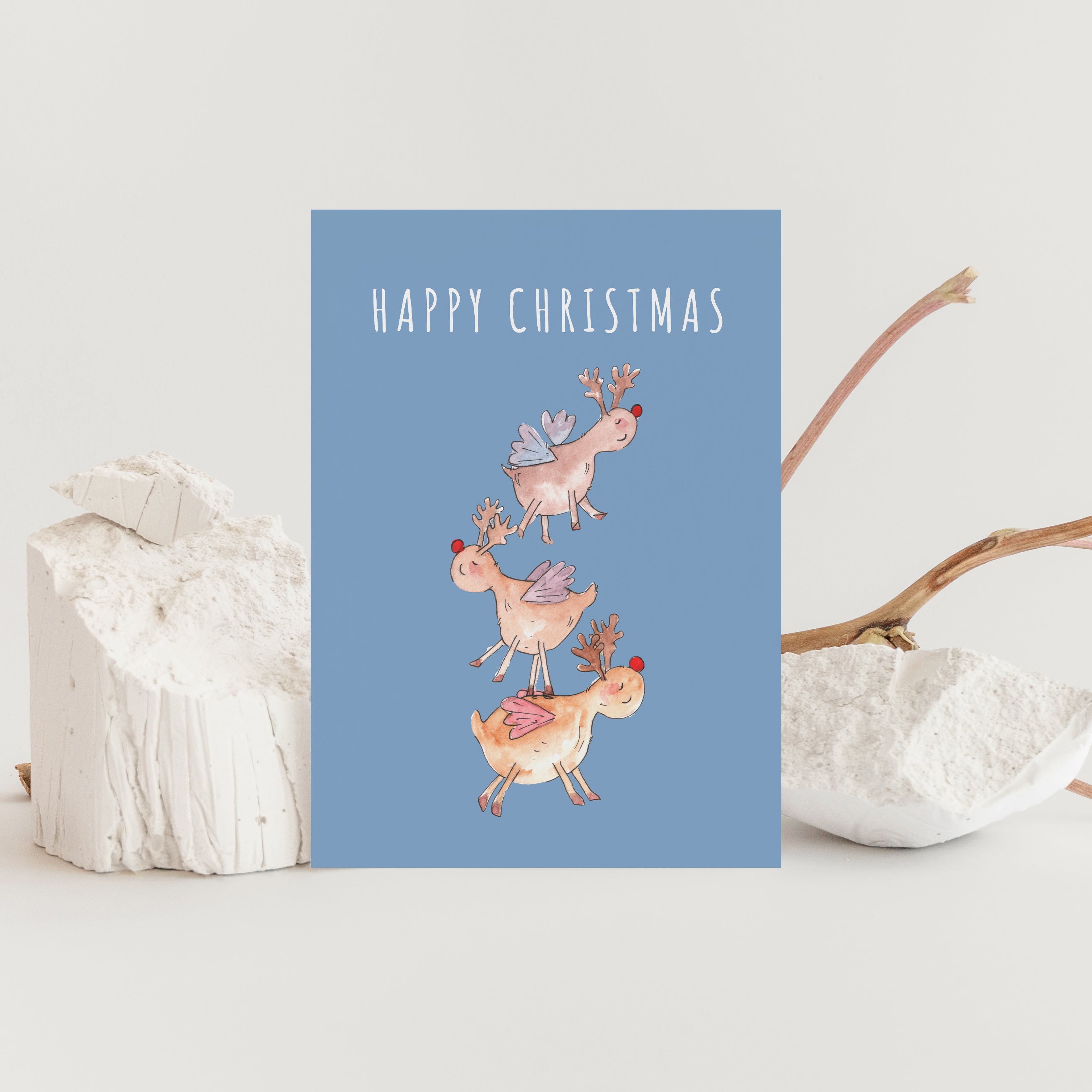 Happy Christmas Greeting Card