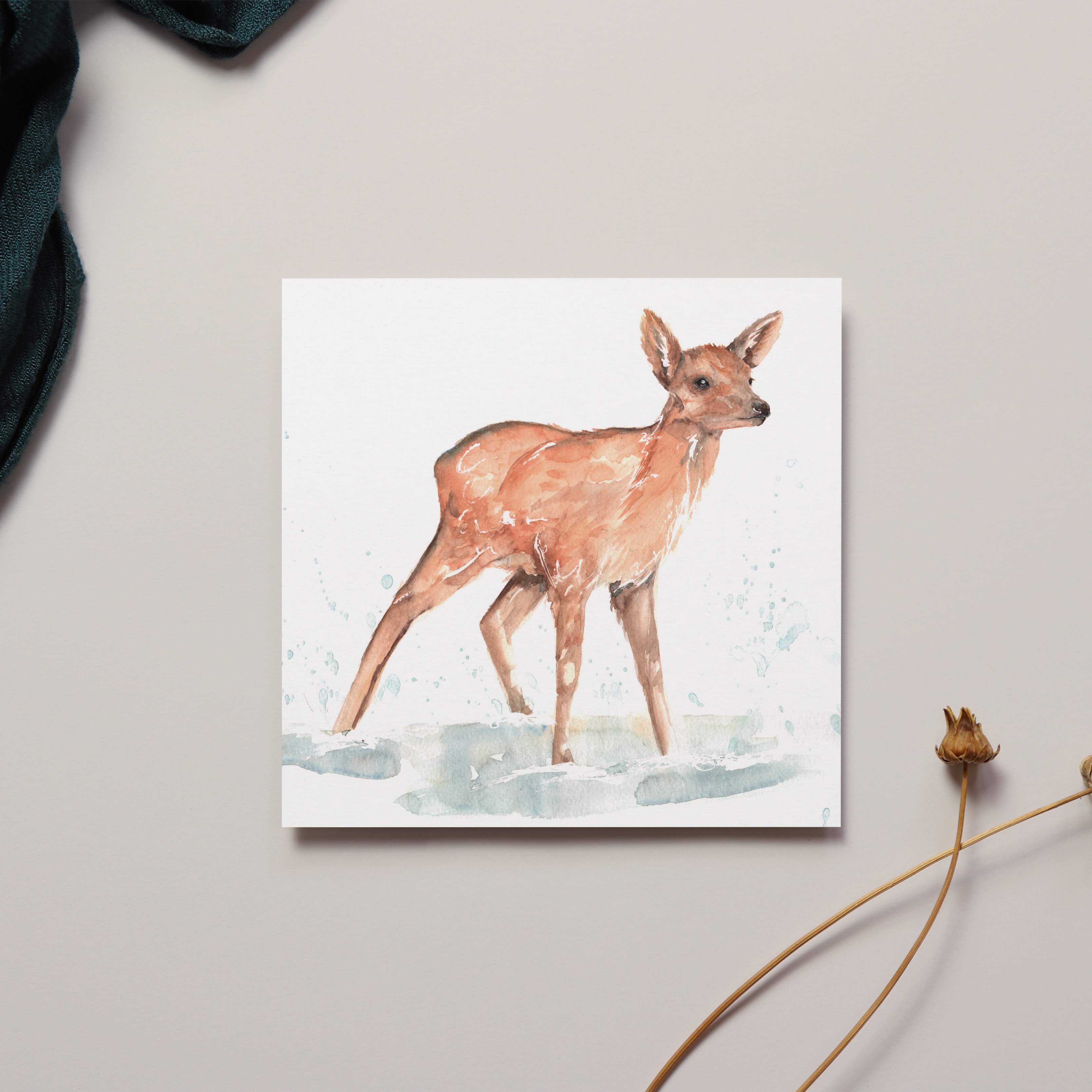 Fawn Greeting Card