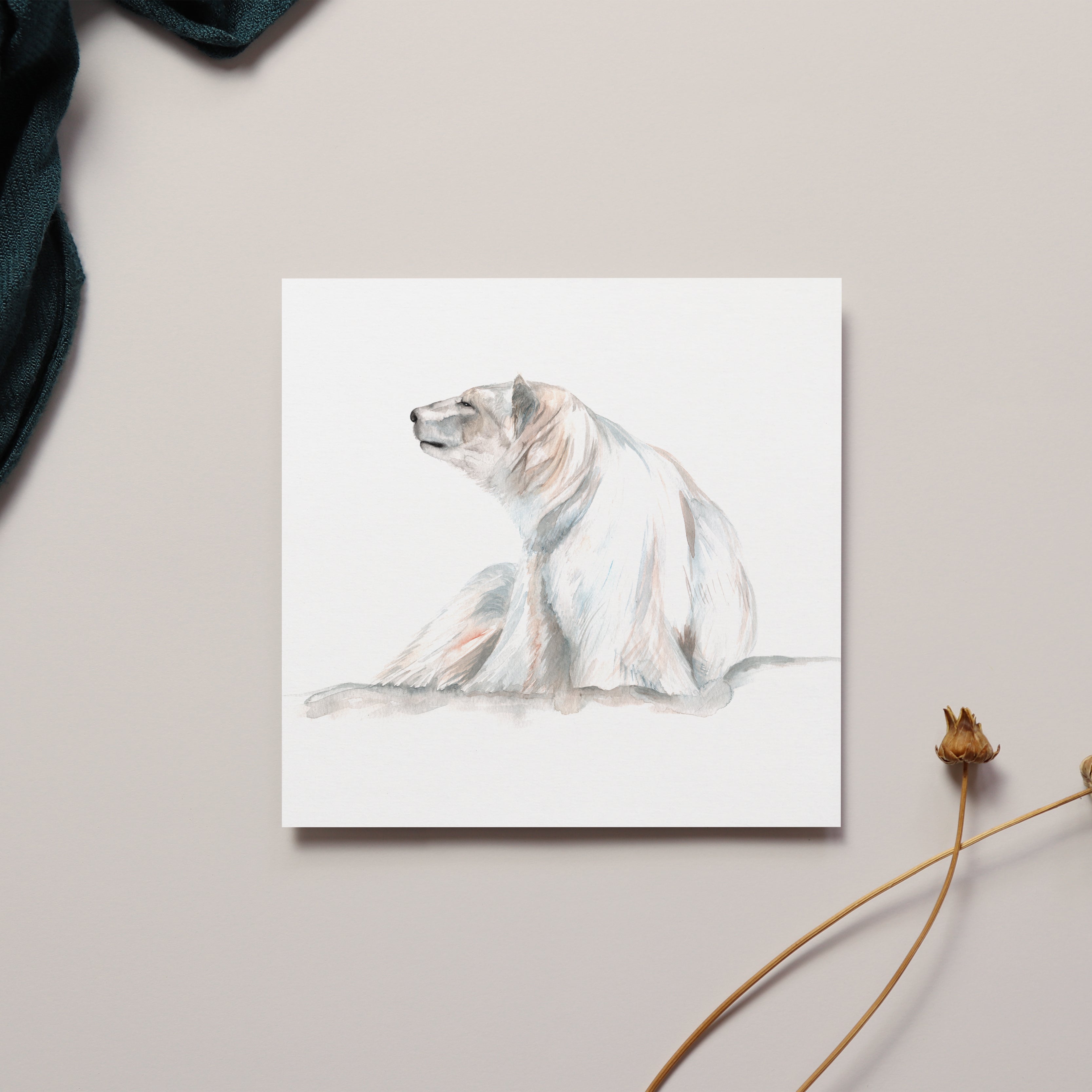 Polar Bear Greeting Card