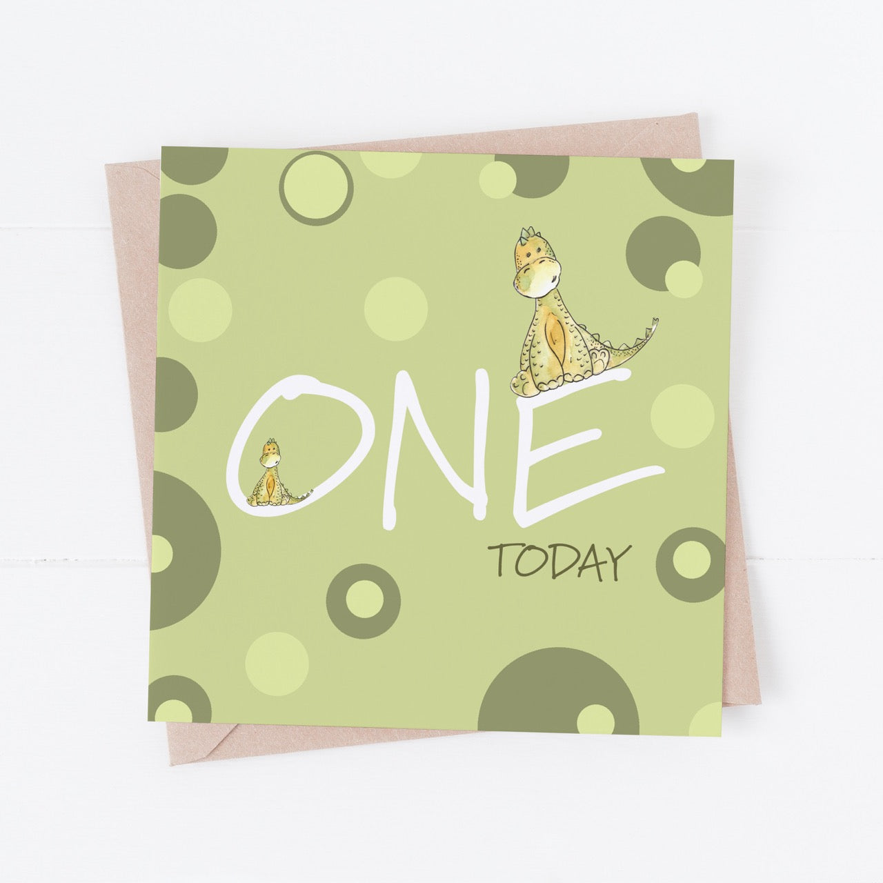 Dinosaur One Today Birthday Card