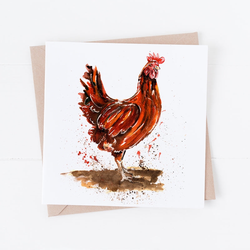 Chicken Greeting Card