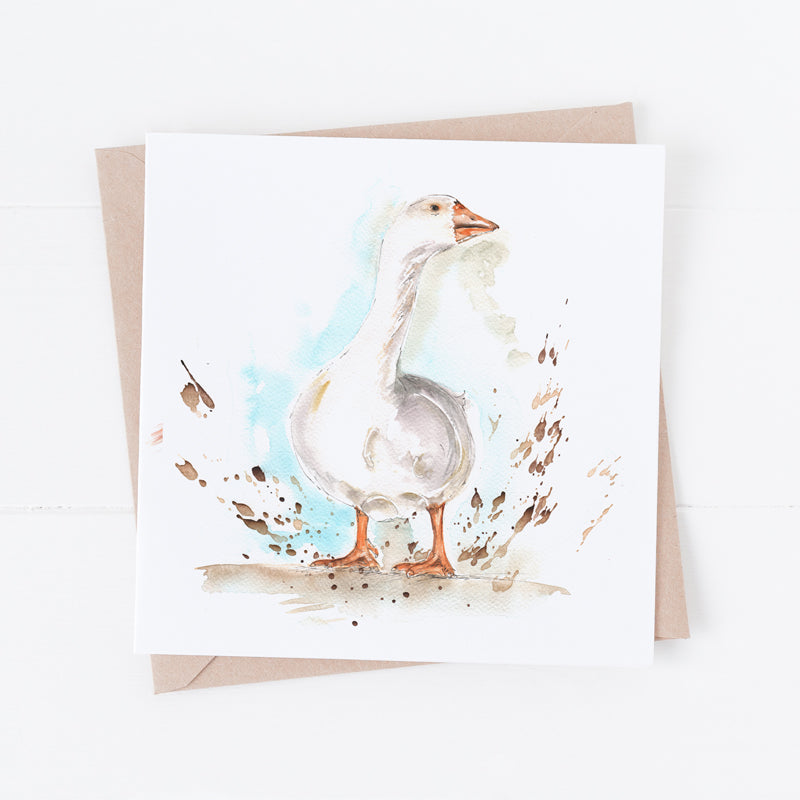 Goose Greeting Card