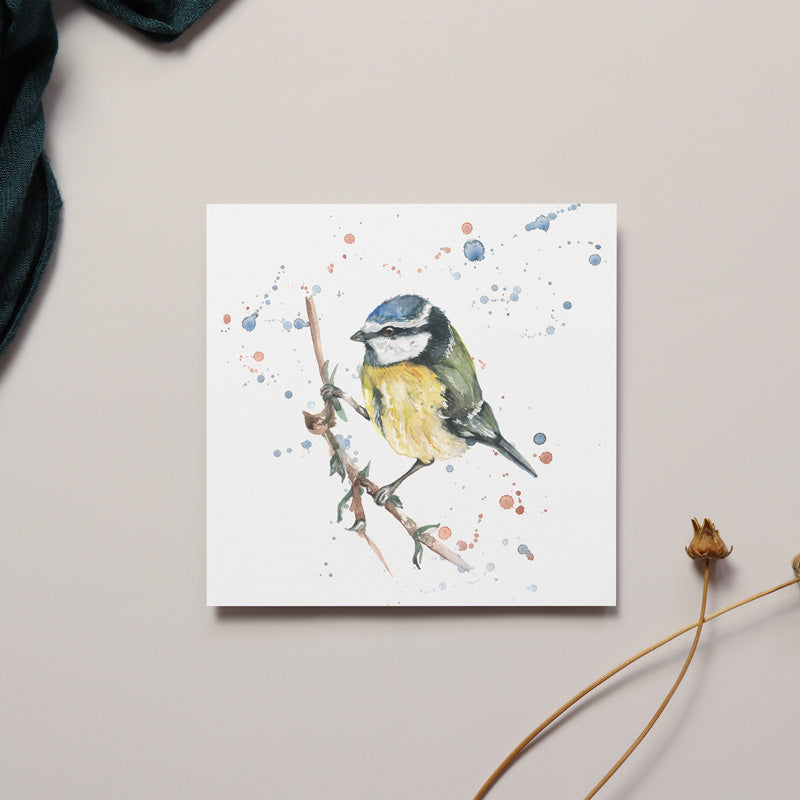 Blue tit Greeting Card