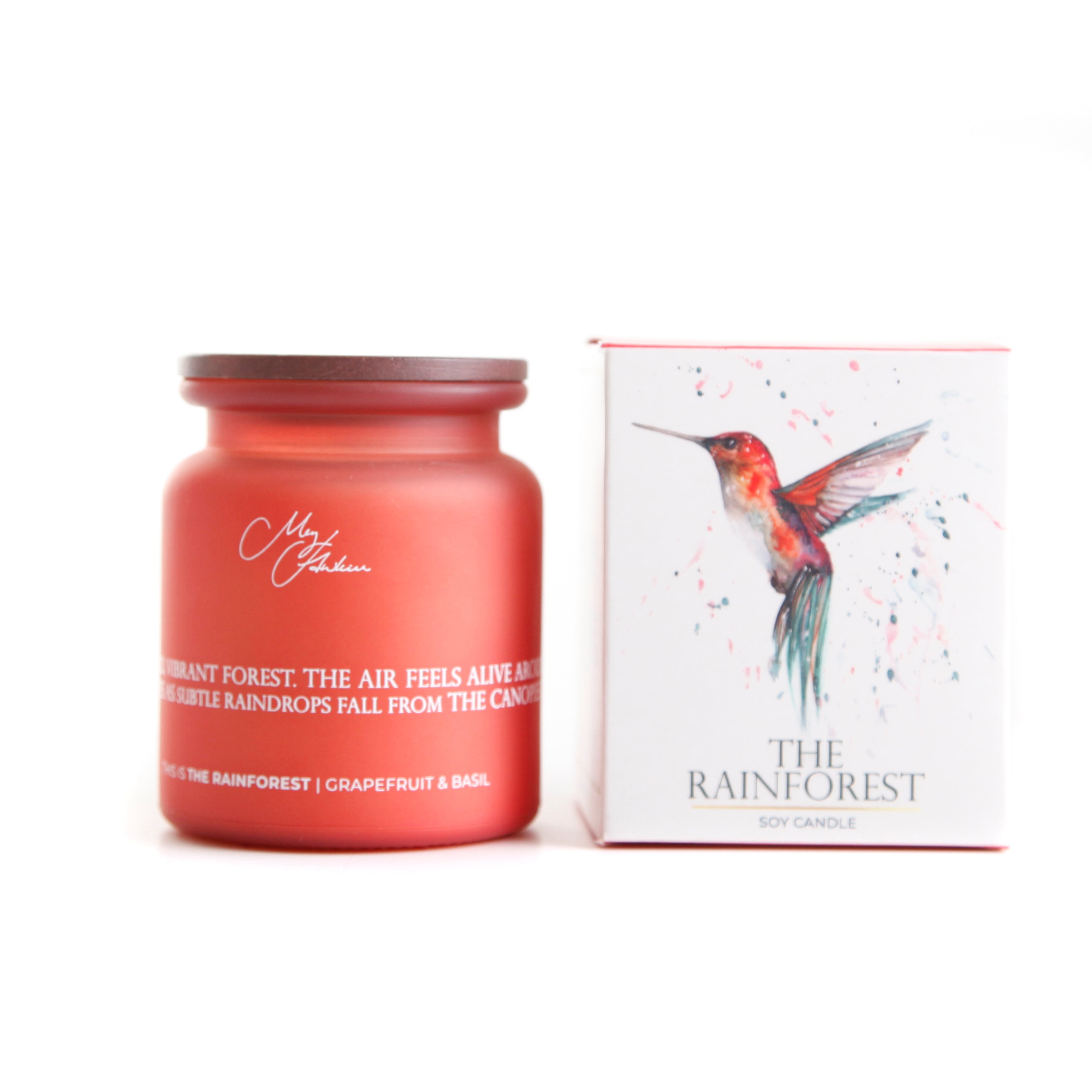 The Rainforest - Hummingbird Design Candle