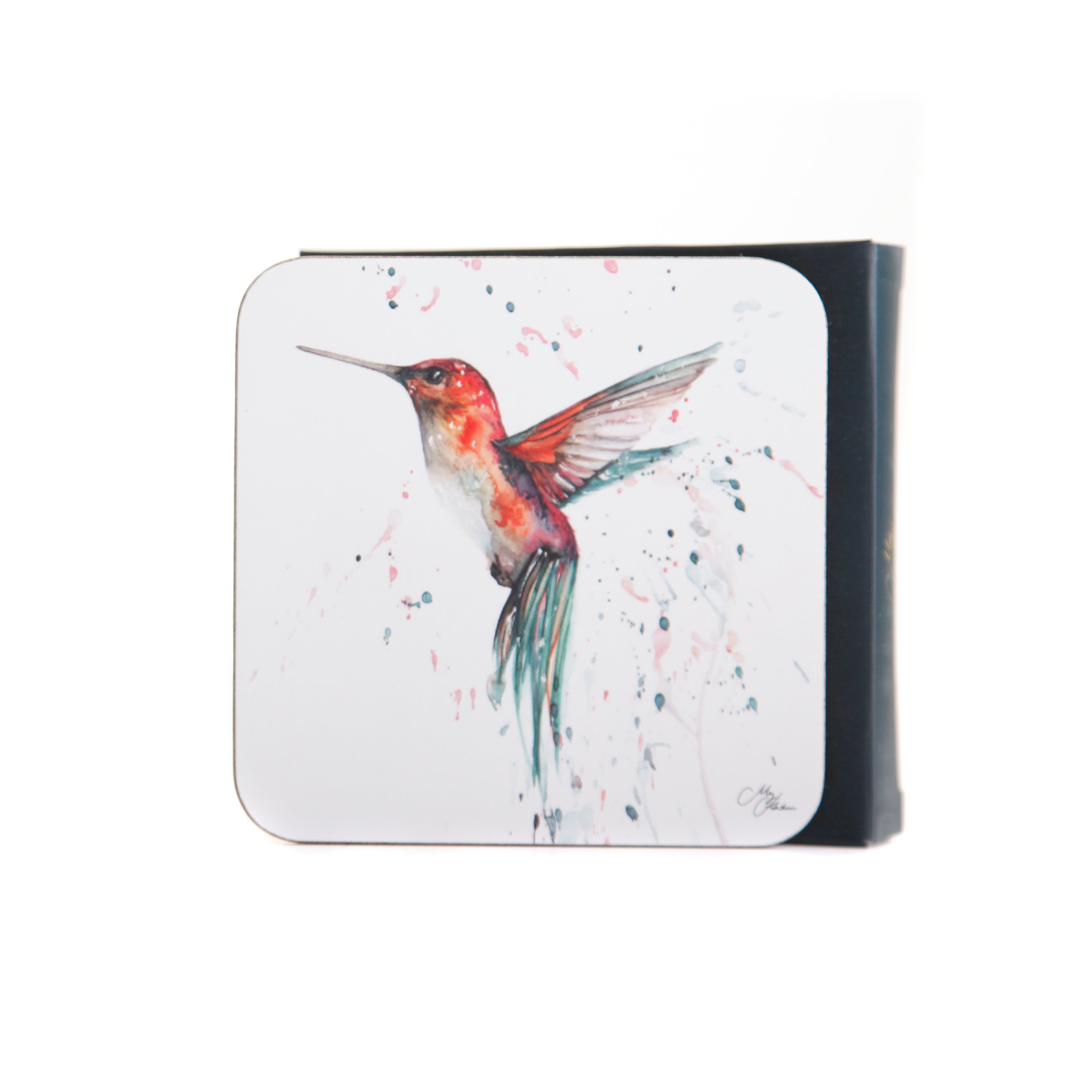 The Rainforest -  Hummingbird Watercolour Design Coasters