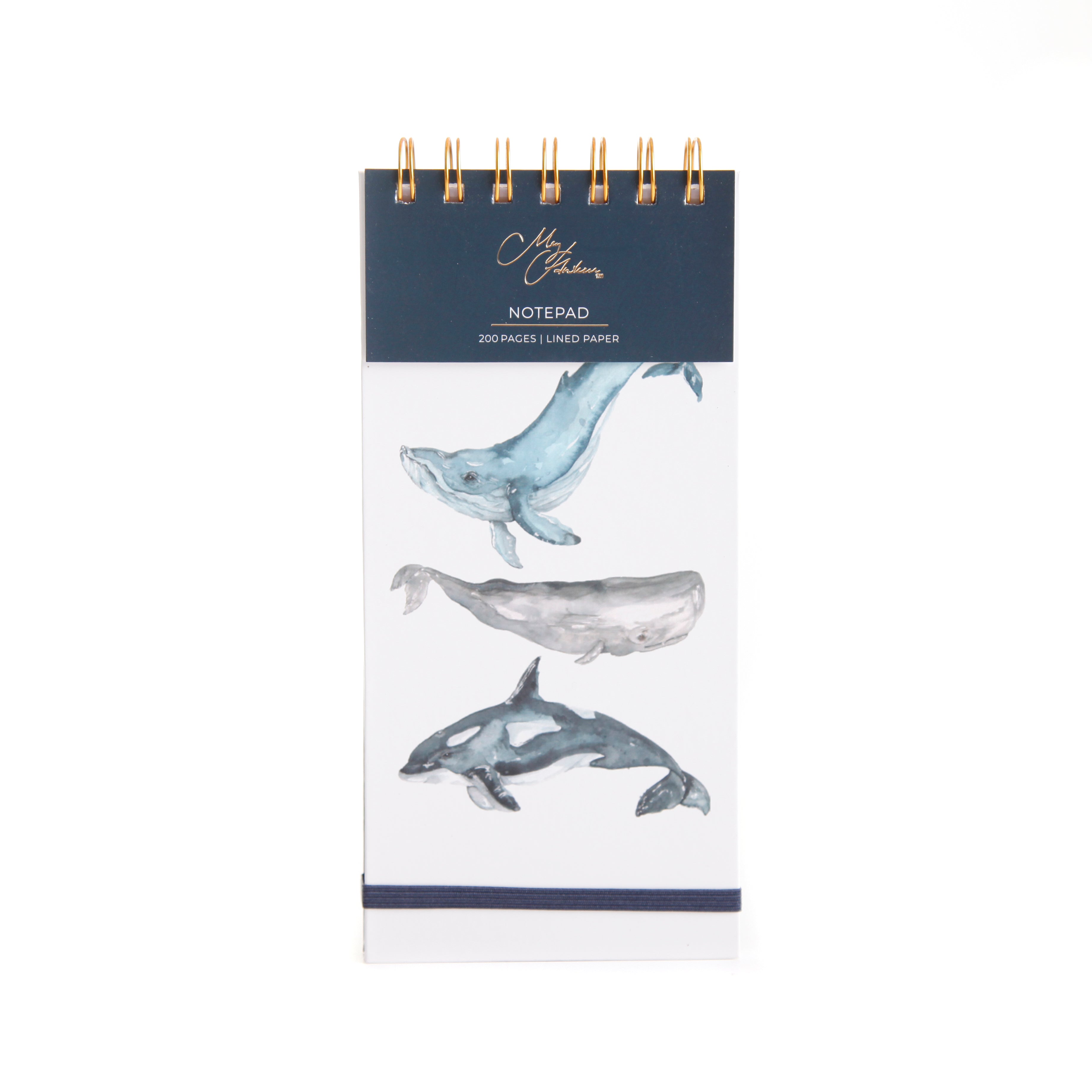 The Ocean Whales Watercolour Design Notepad