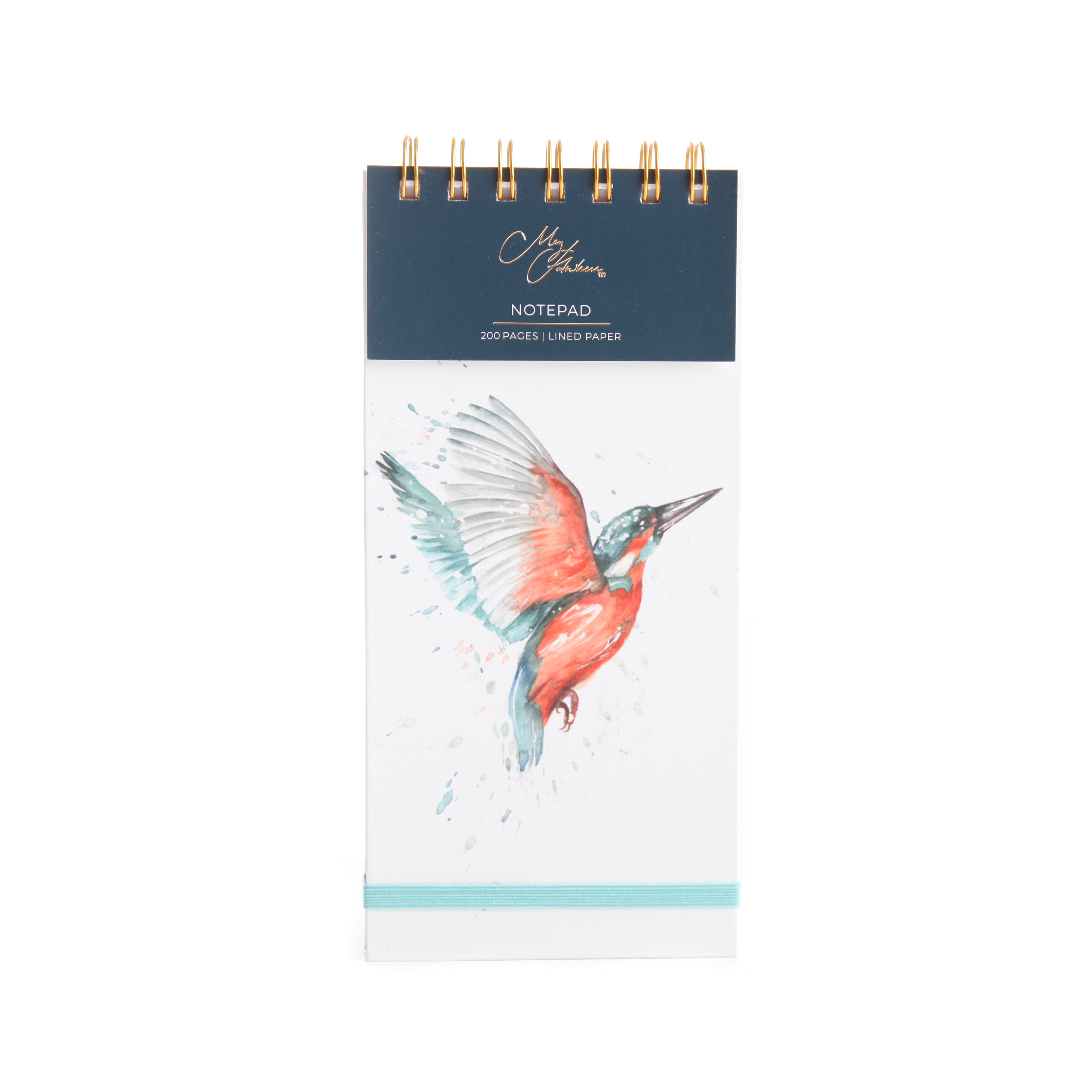 The Retreat Kingfisher Watercolour Design Notepad