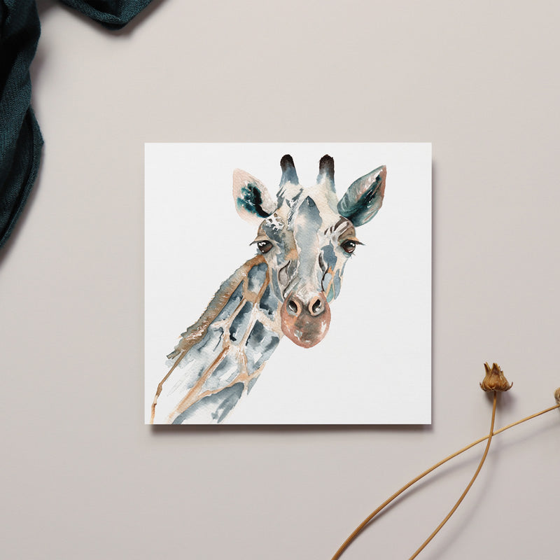 Giraffe Greeting Card